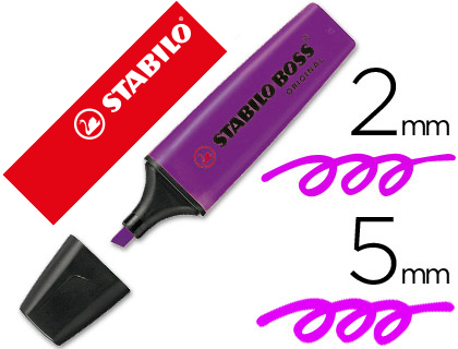 [22768] Rotulador stabilo boss fluorescente 70 lavanda