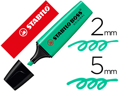 [22766] Rotulador stabilo boss fluorescente 70 turquesa