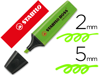 [22764] Rotulador stabilo boss fluorescente 70 verde
