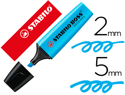 [22763] Rotulador stabilo boss fluorescente 70 azul
