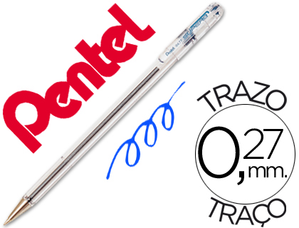 [21635] Boligrafo pentel bk-77 c azul