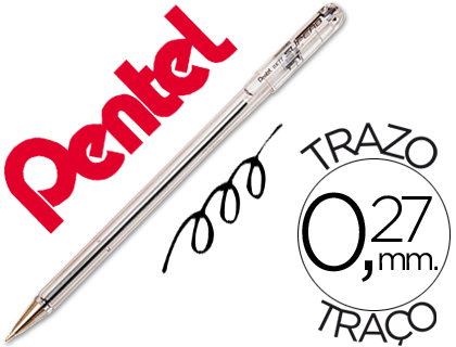[21633] Boligrafo pentel bk-77 a negro