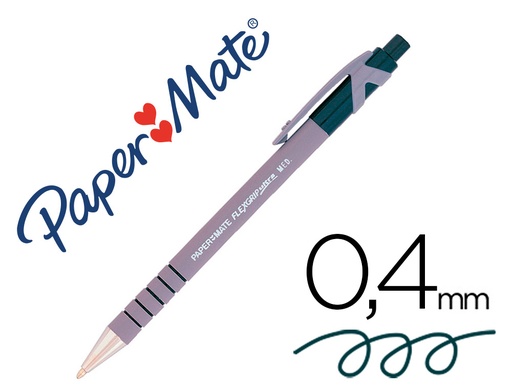 [21305] Boligrafo flexgrip retractil negro