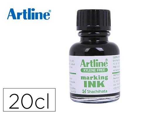 [6768] Tinta rotulador artline esk-20 negro bote 20 cc sin xileno