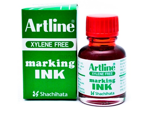 [6766] Tinta rotulador artline esk-20 rojo bote 20 cc sin xileno