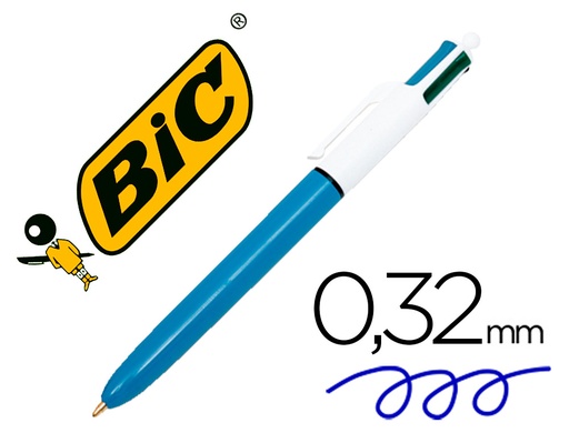 [796] Boligrafo bic cuatro colores