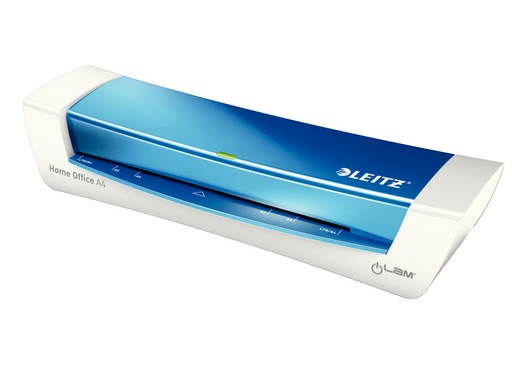 [241208] Plastificadora leitz ilam home office din a4 2 rodillos hasta 125 mc color blanco/azul
