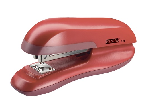 [241167] Grapadora rapid f16 capacidad 30 hojas usa grapas 24/6 y 26/6 color rojo