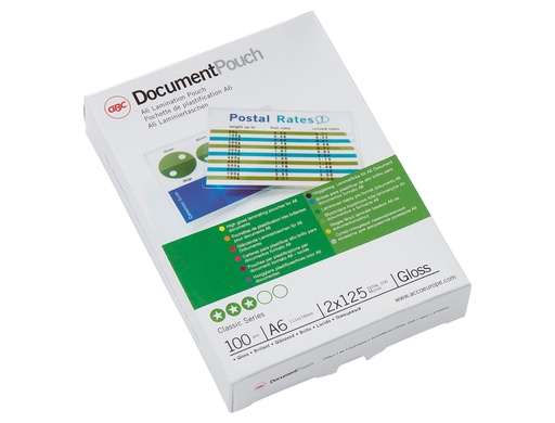 [241118] Bolsa de plastificar gbc din a6 2x125 micras caja de 100 unidades