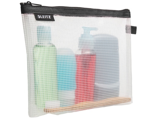 [241090] Bolsa de viaje leitz wow con cremallera resistente al agua color negro 240x170 mm
