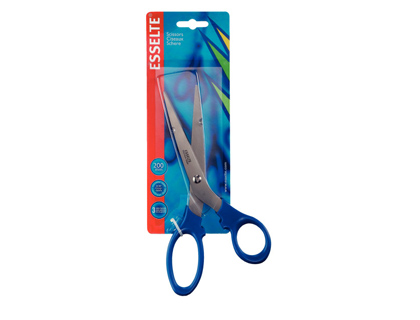 [240781] Tijeras esselte gama premiun 200 mm acero inoxidable mango ergonomico color azul