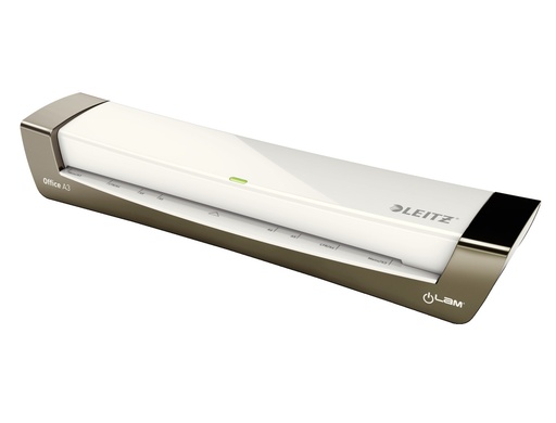 [63026] Plastificadora leitz ilam office din a3 con 2 rodillos hasta 125 mc color plata