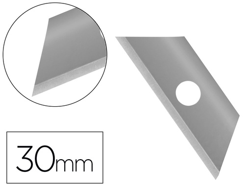 [77859] Repuesto cuter q-connect estrecho para modelo kf16818 cuchilla 9 mm blister 10 unidades