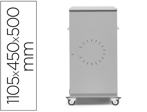 [167912] Mueble iorder mmo1050usb para almacenamiento y carga 27 portatiles 1105x450x500 mm