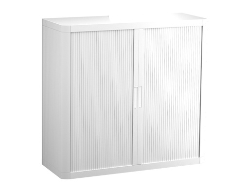 [167750] Armario con puertas correderas 1m estructura y puertas color blanco armario paperflow estructura de