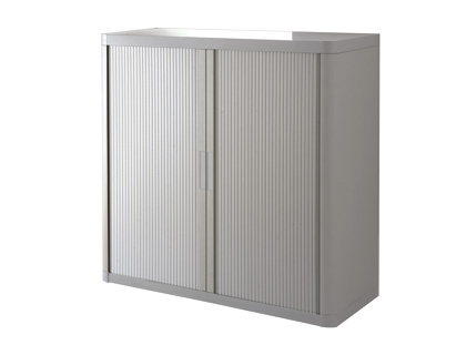 [49939] Armario paperflow estructura de acero y poliestireno con 2 puertas correderas y cerradura color