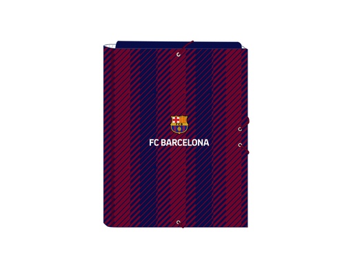 [238198] Carpeta carton folio gomas solapas safta f.c. barcelona