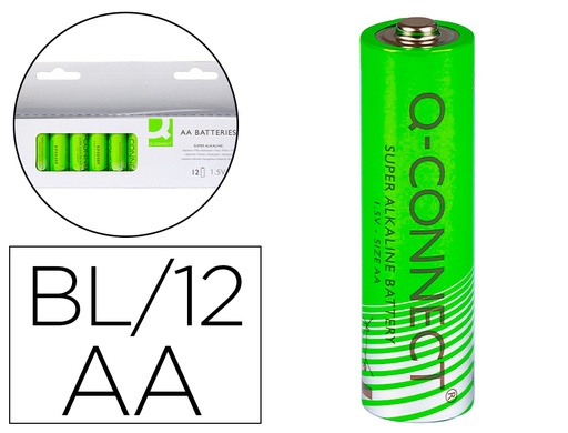 [68115] Pila q-connect alcalina aa blister con 12 unidades