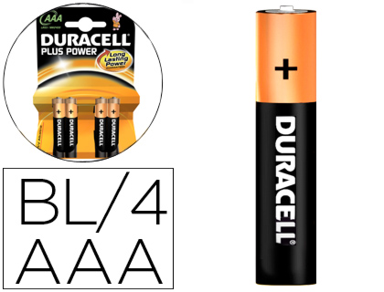 [59565] Pila duracell recargable aaa 750 mah blister de 4 unidades