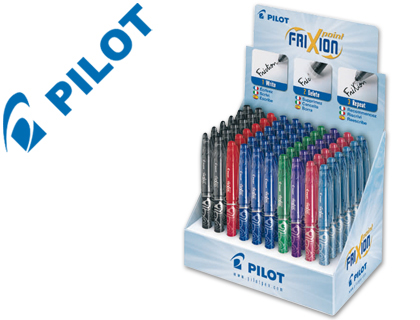 [52089] Boligrafo pilot frixion punta de aguja expositor colores surtidos