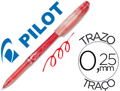 [52088] Boligrafo pilot frixion point punta de aguja color rojo