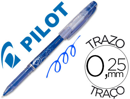 [52086] Boligrafo pilot frixion point punta de aguja color azul