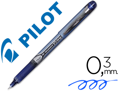 [33879] Rotulador pilot punta aguja v-5 grip azul 0.5 mm