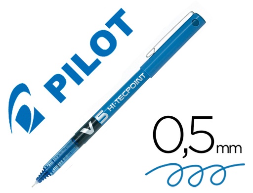 [15447] Rotulador pilot punta aguja v-5 azul 0.5 mm