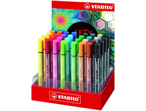[170898] Rotulador stabilo acuarelable pen 68 max arty line expositor de 32 unidades colores surtidos