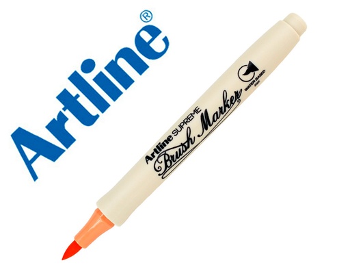 [165889] Rotulador artline supreme brush epfs pintura base de agua punta tipo pincel trazo fino albaricoque