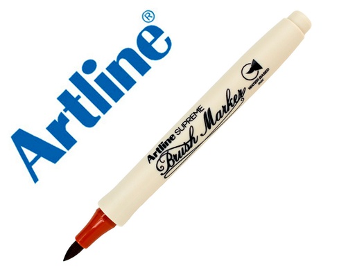 [165879] Rotulador artline supreme brush epfs pintura base de agua punta tipo pincel trazo fino marron