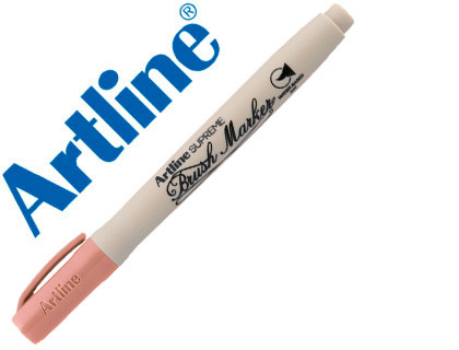 [152120] Rotulador artline supreme brush pintura base de agua punta tipo pincel trazo variable melocoton