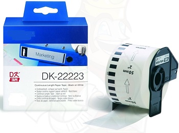 [8641][NCDK22223] Blanco 50mmX30.48m para Brother P-Touch QL1000 1050 1060