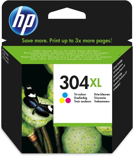 [31671] HP DeskJet 3720 / Envy 5030 Cartucho HP nº304XL Tri-color
