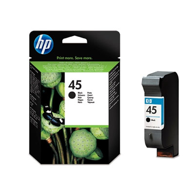 [6119] HP Deskjet 710/720/750/815/820/850/870/880/895 Cartucho Negro Nº45, 833 Paginas