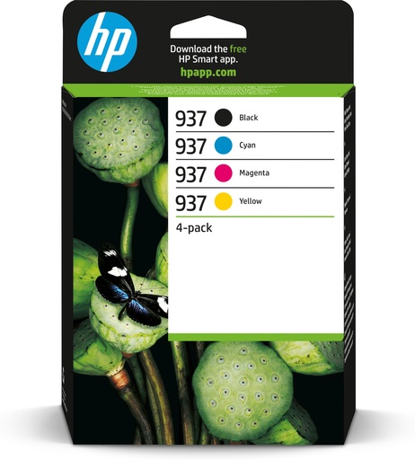 [57823] HP 937 PACK 4 COLORES CMYK