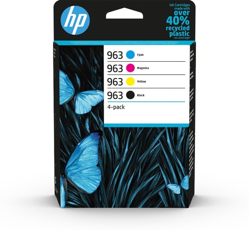 [40869] HP OfficeJet Pro 9000 series, Pack 4 cartuchos º963 CMYK
