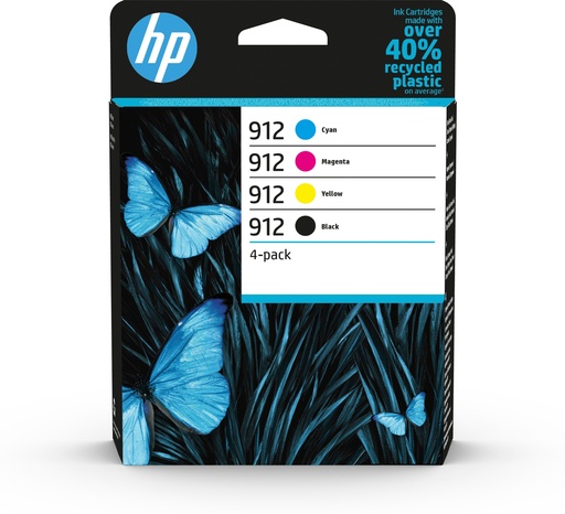 [40873] HP OfficeJet Pro 8000 series, Pack 4 cartuchos 912 CMYK
