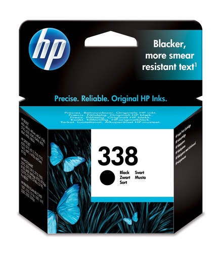 [3119] HP PSC-1510/1610/2355/2610/2710, Deskjet 5740/6540/6840, PS-8150/8450 Cart. Negro Nº338, 11ml