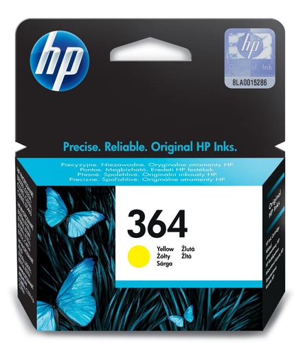 [12306] HP nº364 Cartucho Amarillo, 300 paginas