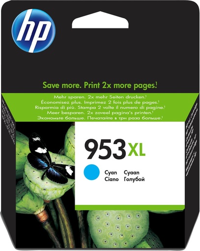 [32360] HP Oficejet Pro 7730/8710/8720/8730/8740  Cartucho Cian nº953XL 1450pag