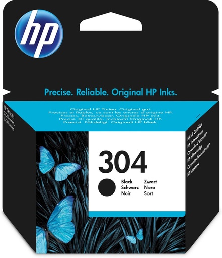 [31666] HP DeskJet 3720 / Envy 5030 Cartucho Nº304 negro