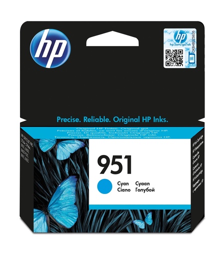 [18965] HP CARTUCHO INYECCION TINTA CIAN nº951