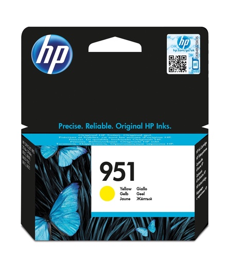 [18964] HP CARTUCHO INYECCION TINTA AMARILLO nº951