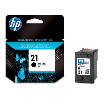 [4845] HP Deskjet 3920/3940 PSC 1410 Cartucho Negro Nº21 (5ml)