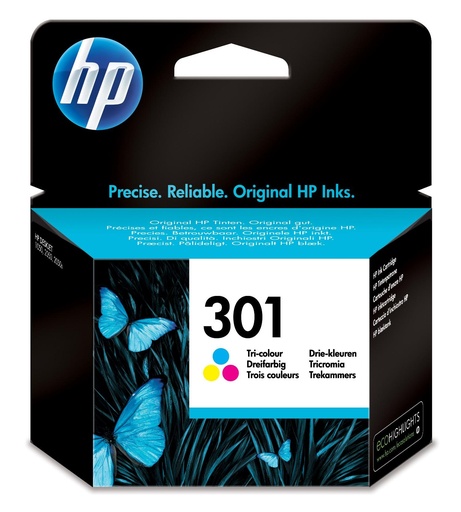 [43013] HP Envy 5530, Deskjet 1010,1510 Cartucho Tricolor nº301