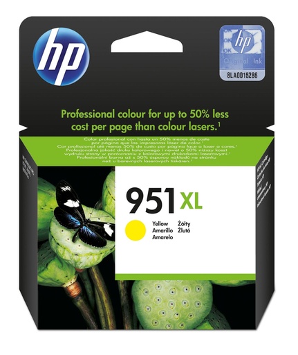 [15017] HP Officejet Pro 8100/8600 Cartucho Amarillo Nº951XL
