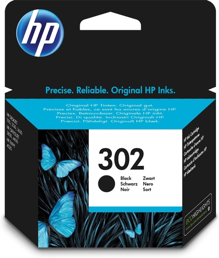 [30600] HP  OfficeJet 3636/3830/3832 DeskJet 1110 All-in-One Nº302 Cartucho Negro