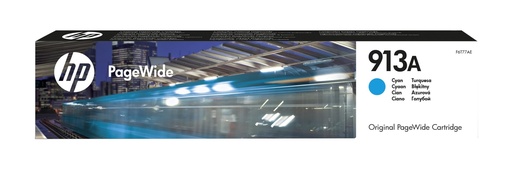 [32406] HP PageWide 352dw/377dw MFP  nº913A Cartucho Cian 3.000 paginas