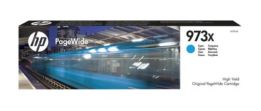 [31661] HP PageWide Pro 477 nº973X Cartucho Cian Alta